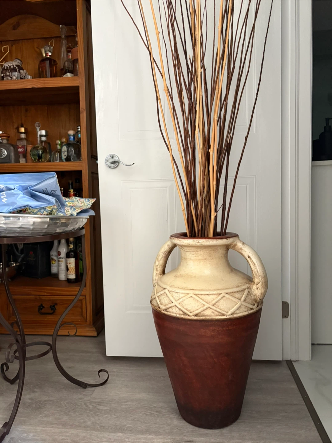 Decorative Vase with Twigs