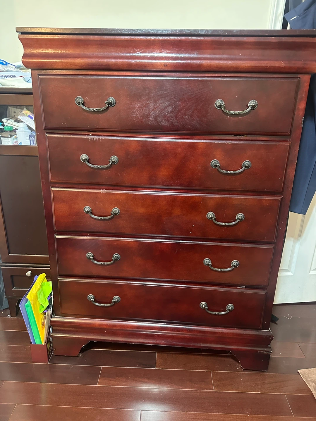 Wooden Bedroom Set - Bed Frame and Dresser - photo 4