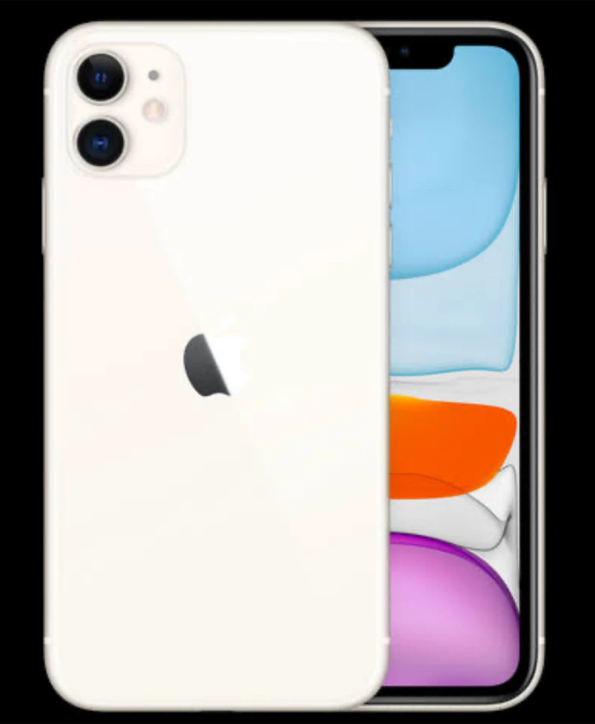 iPhone 11 - 64GB -White - Unlocked (Cracked Screen) - photo 2