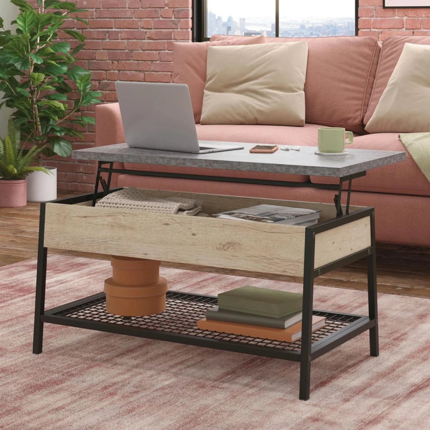 Lift Top Coffee Table with Storage