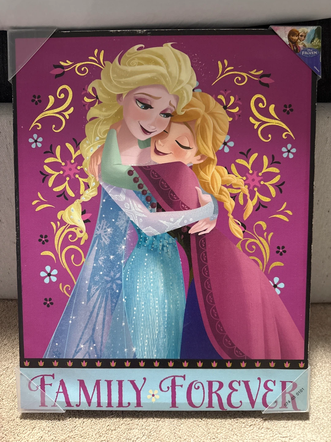 Disney Frozen "Family Forever" Wall Art Canvas Set - photo 3