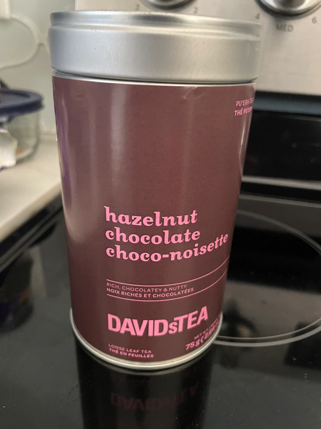 🧡DAVIDsTEA Hazelnut Chocolate Loose Leaf Tea 75g