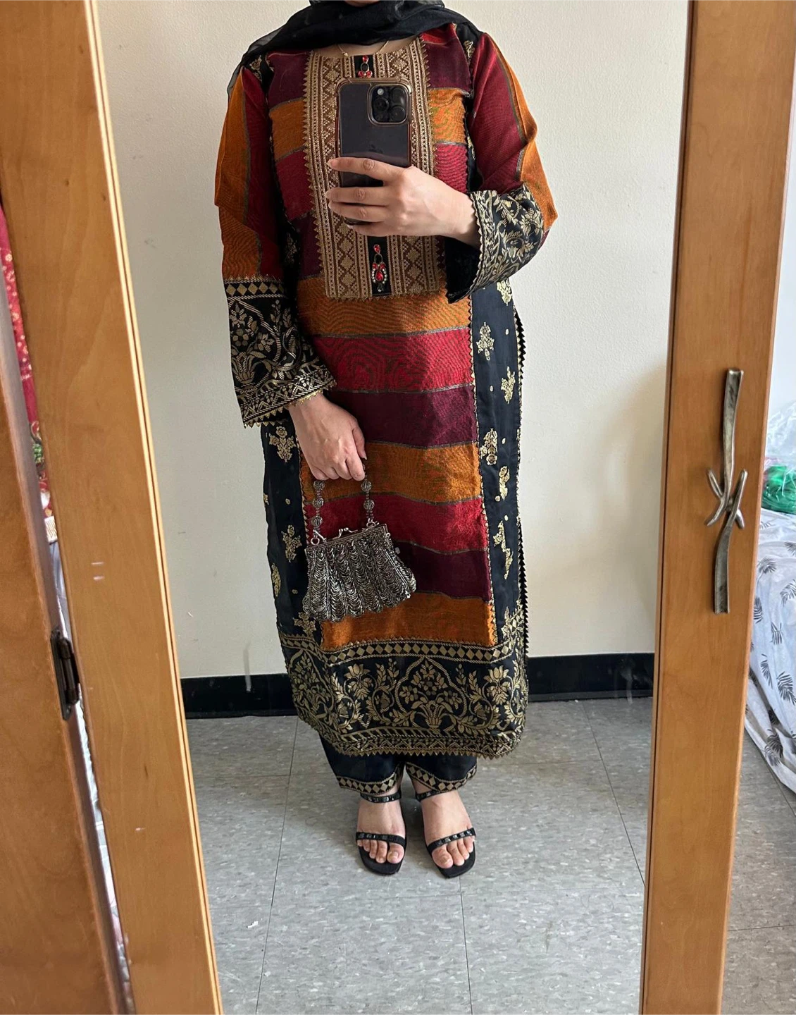 Embroidered Ethnic Dress- Pakistan for eid, diwali, holy