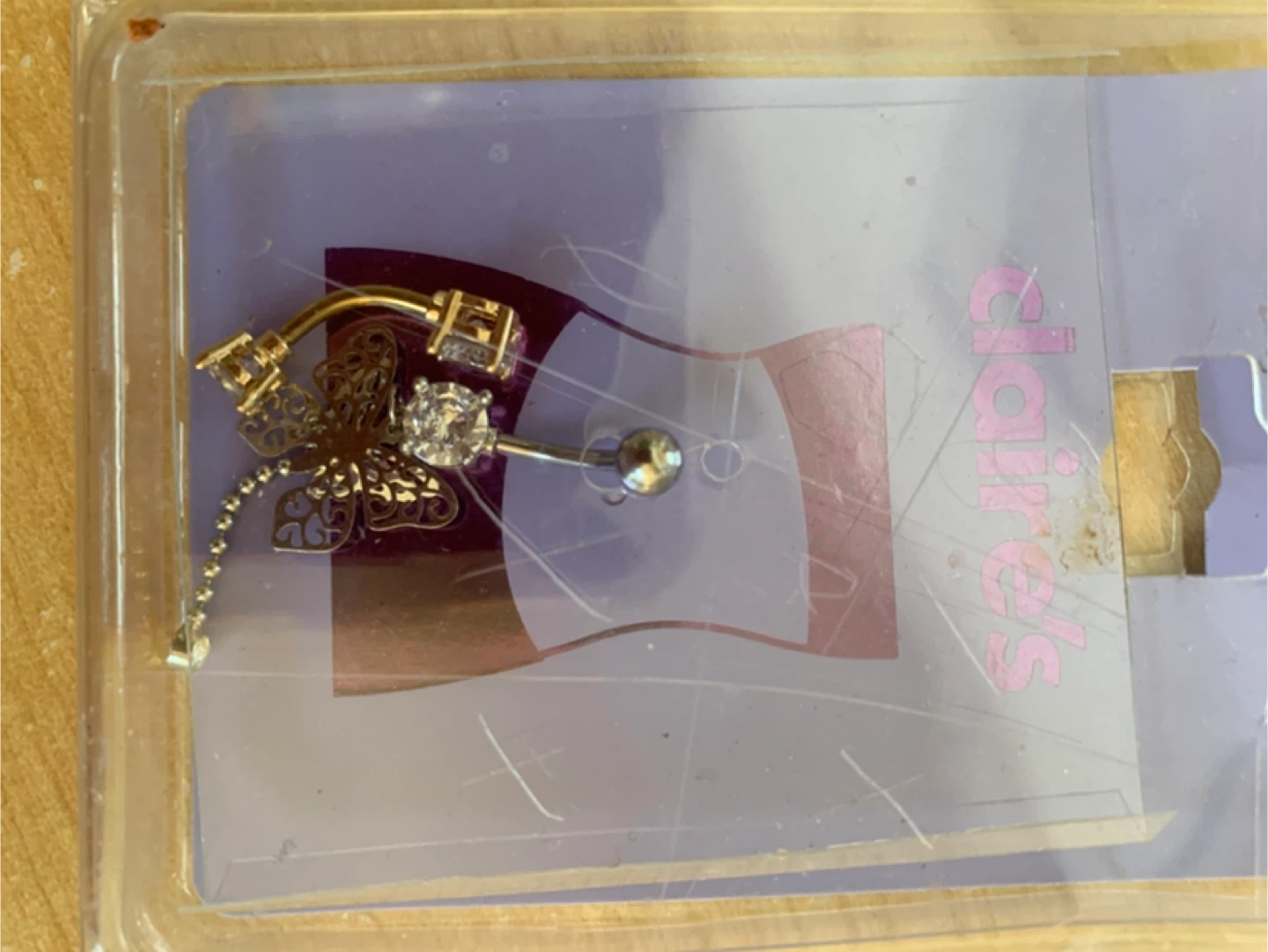Claire's Butterfly Belly Button Ring - photo 2
