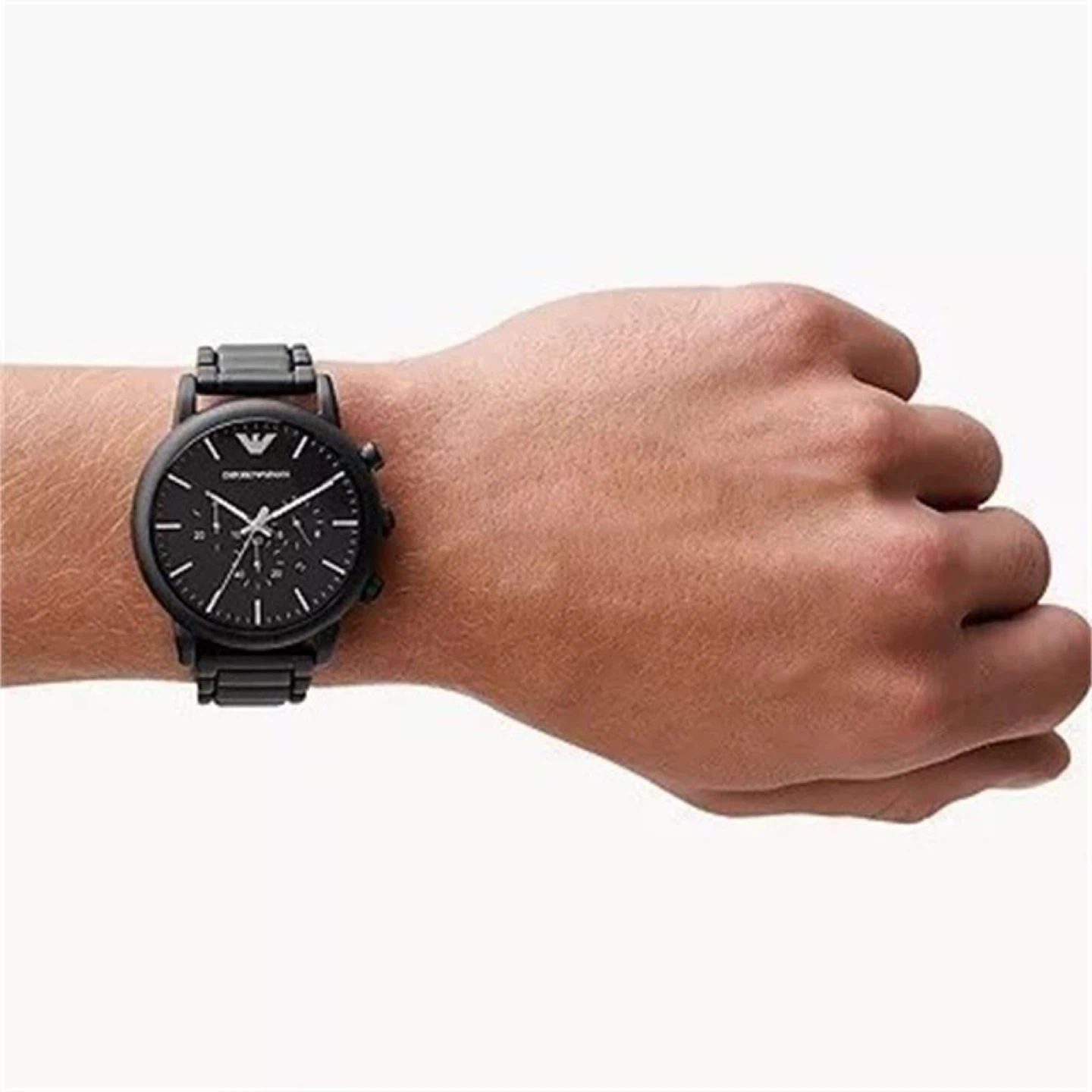 Emporio Armani Black Chronograph Watch - photo 3