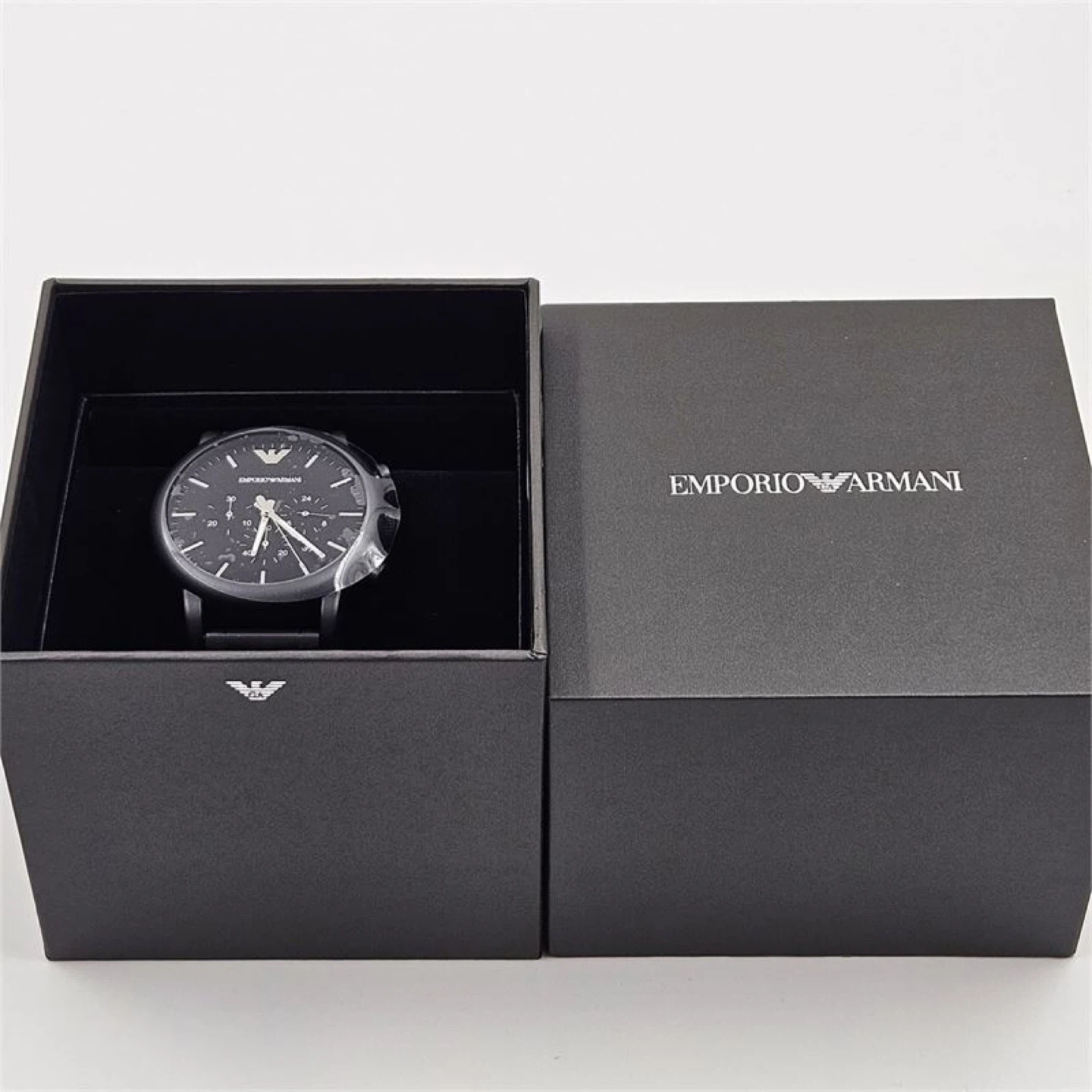 Emporio Armani Black Chronograph Watch - photo 4