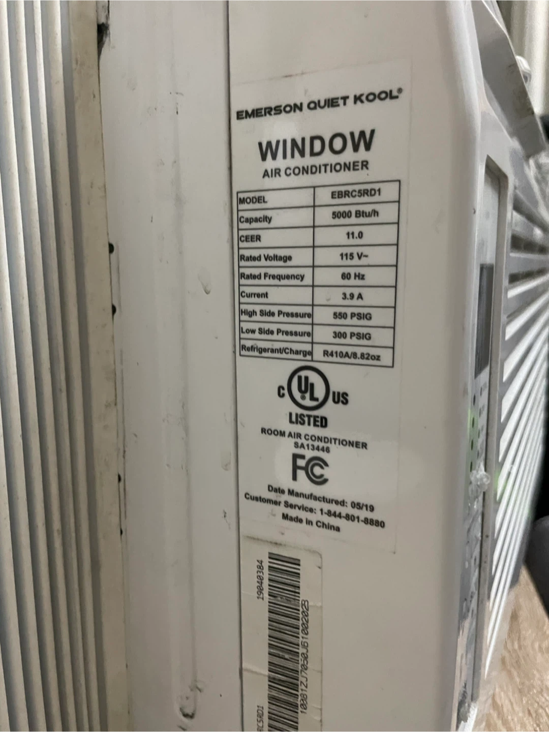 Emerson Quiet Kool Window Air Conditioner 5000 BTU🧡 - photo 2