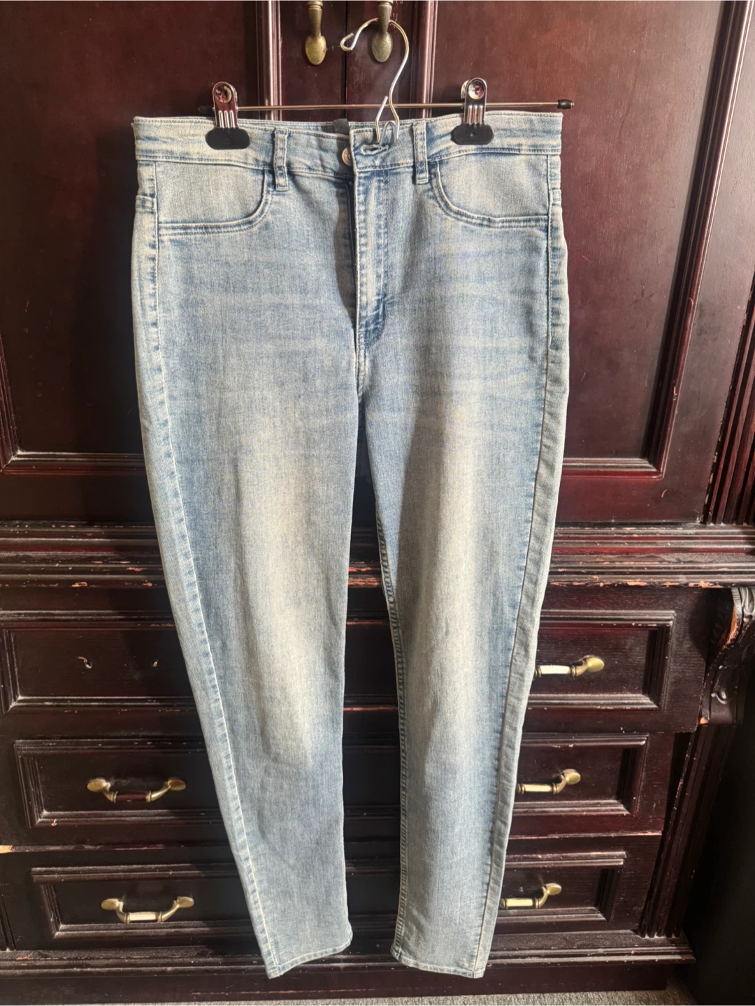 H&M high waisted light wash jeans