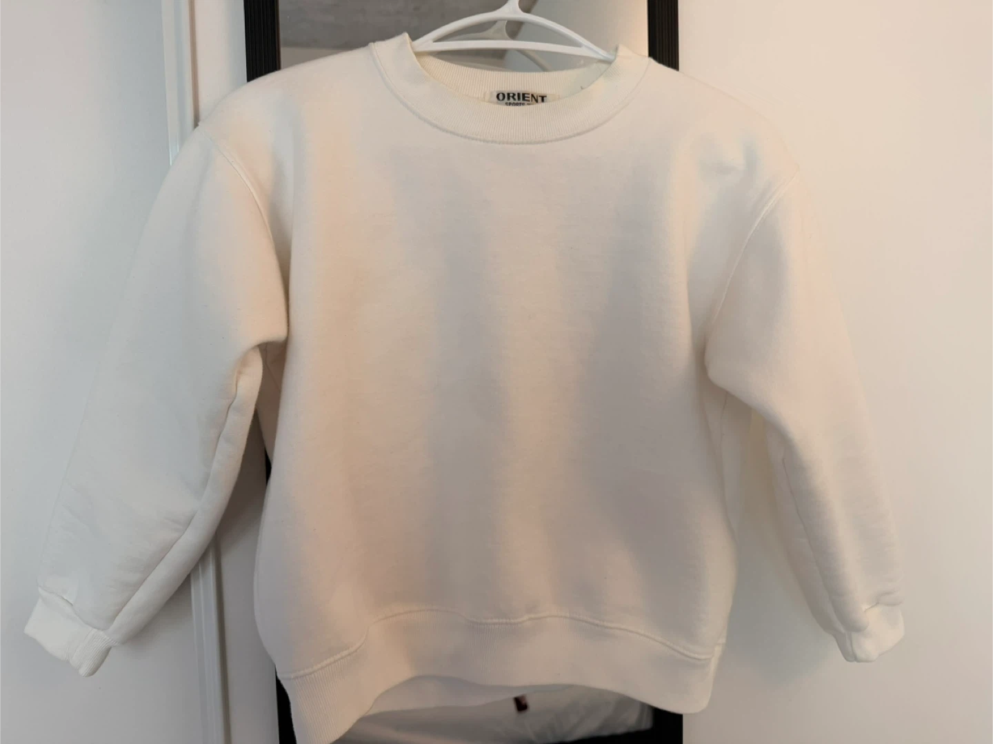 Orient White Crewneck Sweatshirt