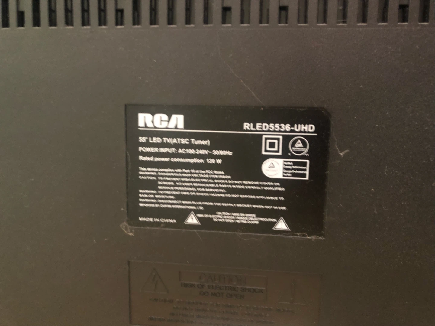 RCA 55 inch 4K LED television - photo 4