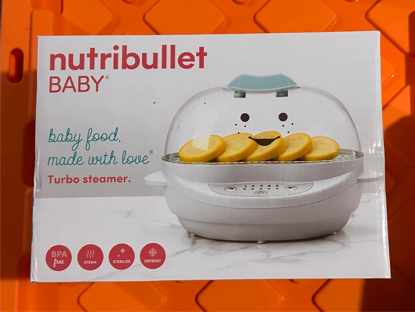 Brand New Nutribullet Turbo Baby Steamer