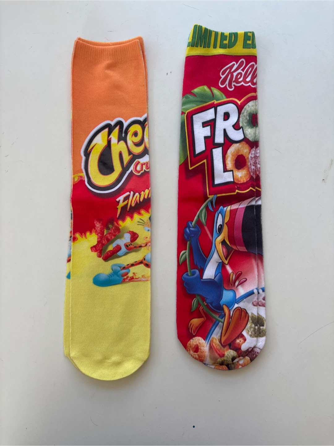 Cheetos & Froot Loops Socks