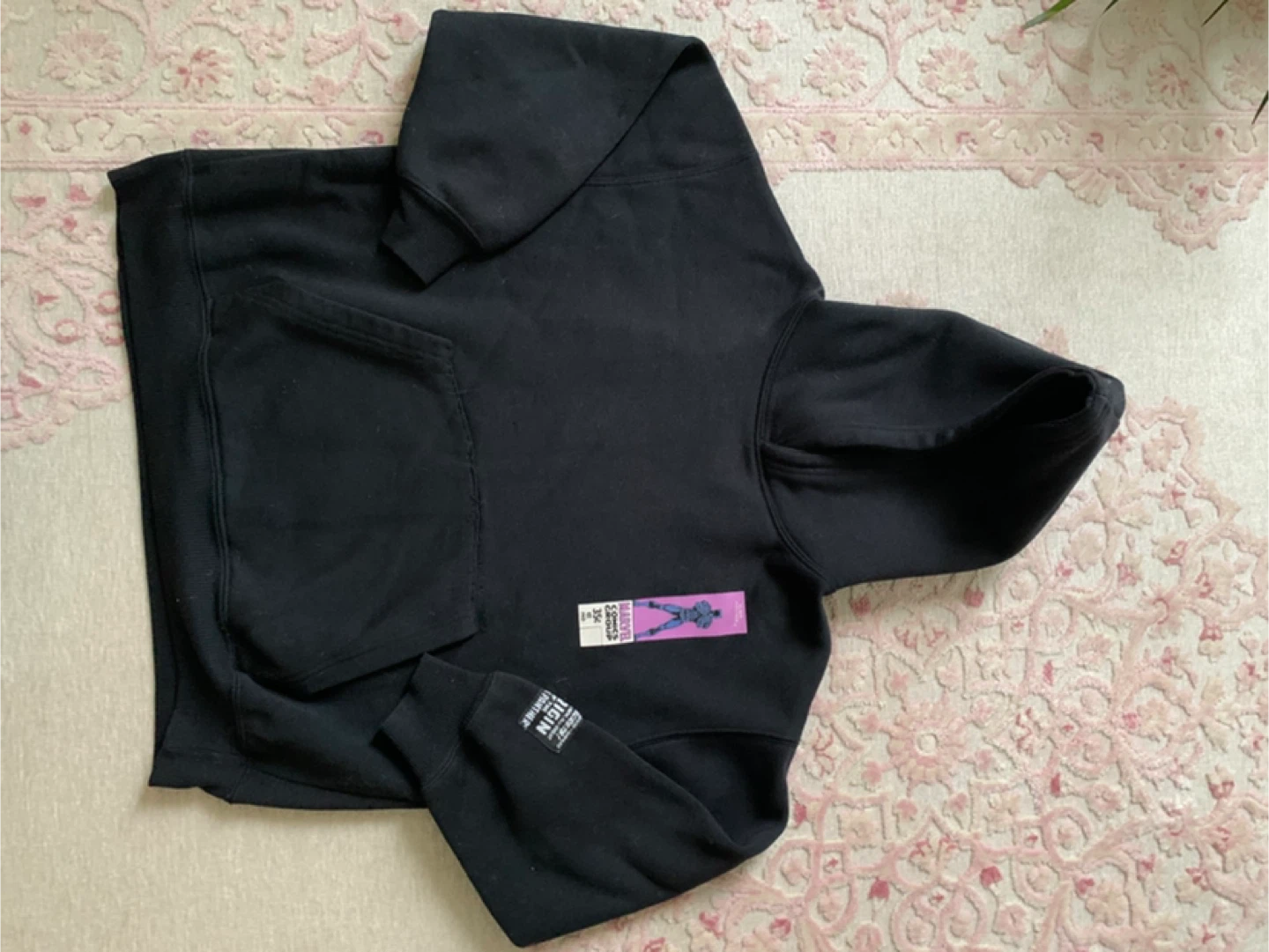 Kids' Black Marvel Comics Black Panther Hoodie - photo 3
