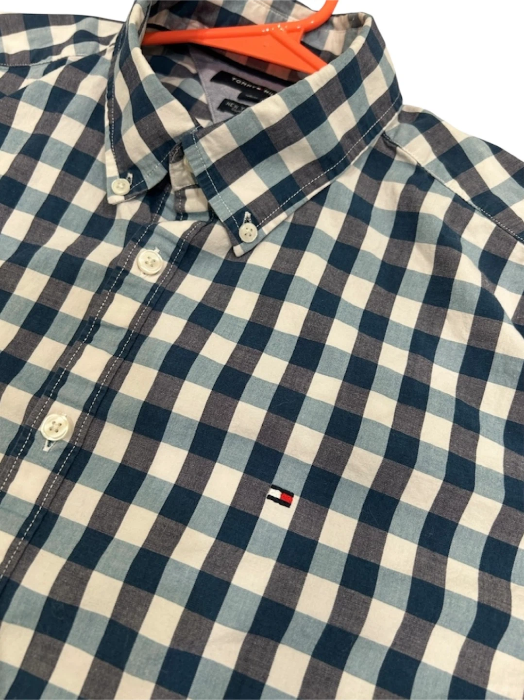 Tommy Hilfiger New York Fit Gingham Button-Down Shirt - photo 2