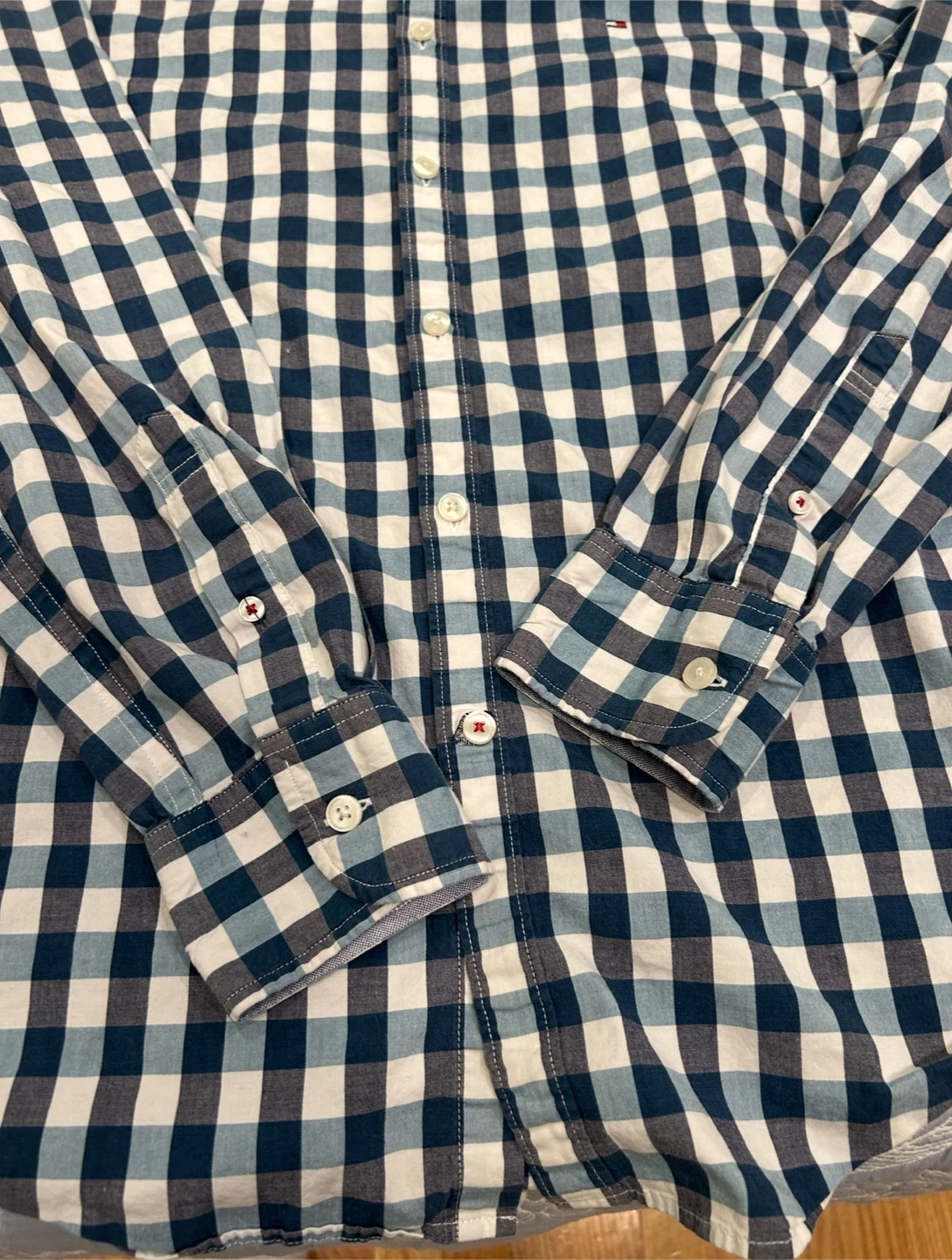 Tommy Hilfiger New York Fit Gingham Button-Down Shirt - photo 4