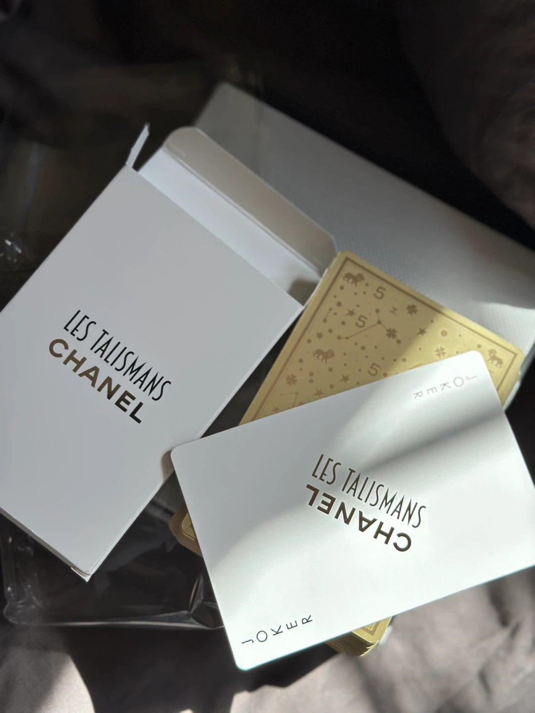 Chanel collectible playing cards