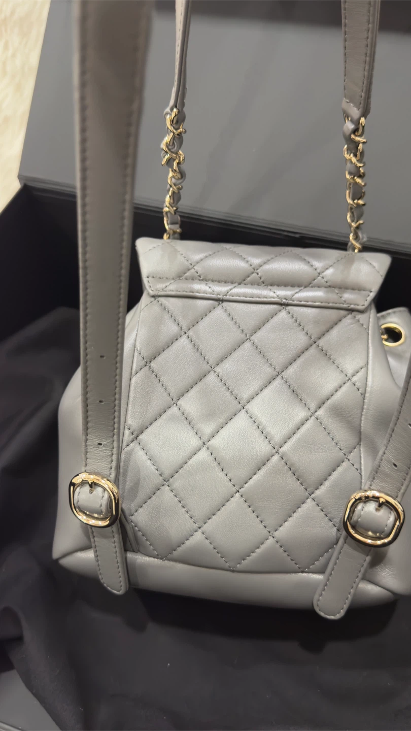 Full set with original receipt Chanel mini Duma backpack - photo 4