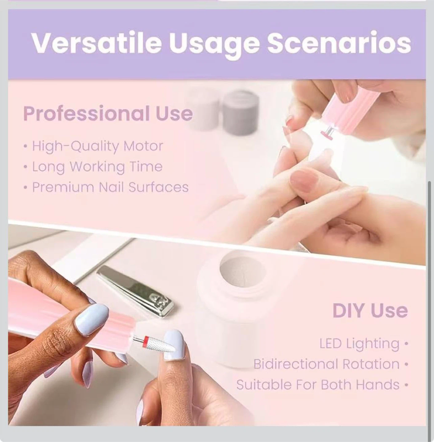 Cordless Electric Nail Drill with 11 Bits - photo 4