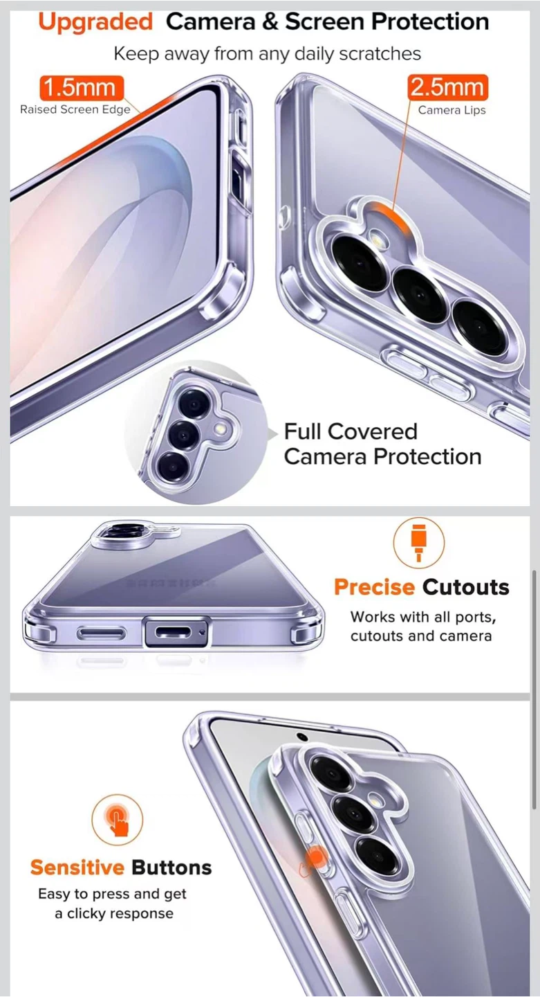 Samsung S26 plus Clear Phone Case - photo 4