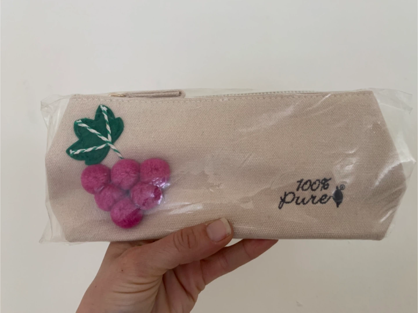 Fruit Pigmented Canvas Pouch