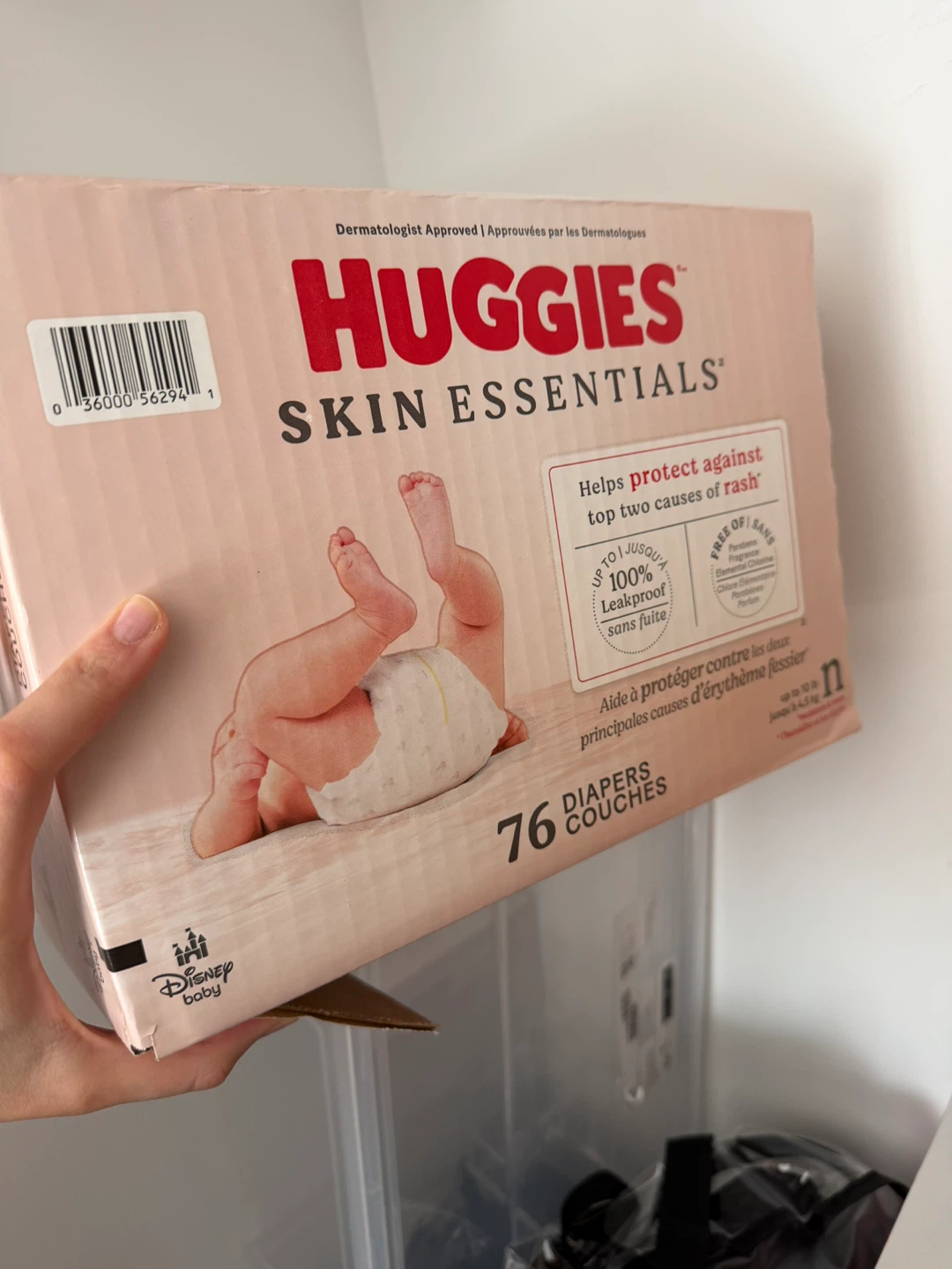 Huggies Skin Essentials + Pampers Swaddlers