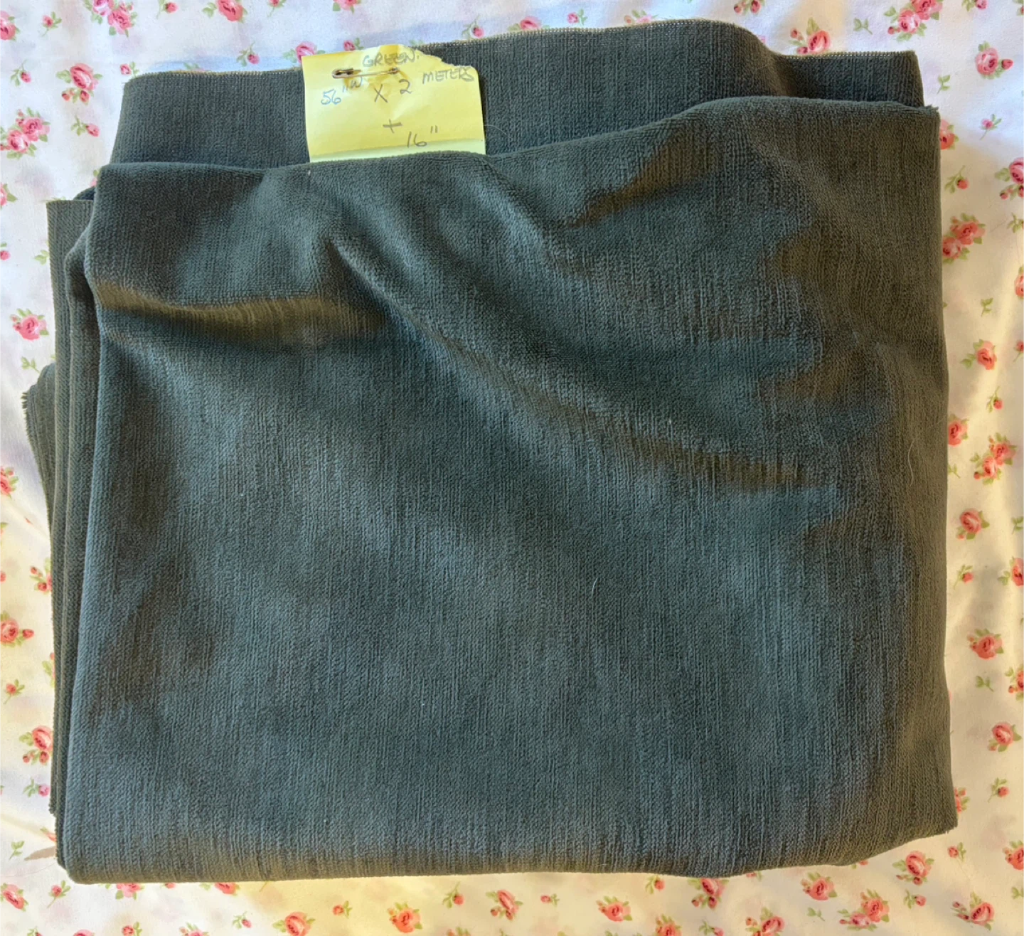 Green Fabric Bolt - 56" W x 2 Meters