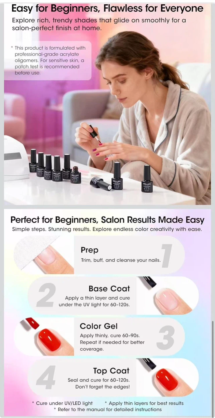 24 Piece Gel Nail Polish Kit - photo 4