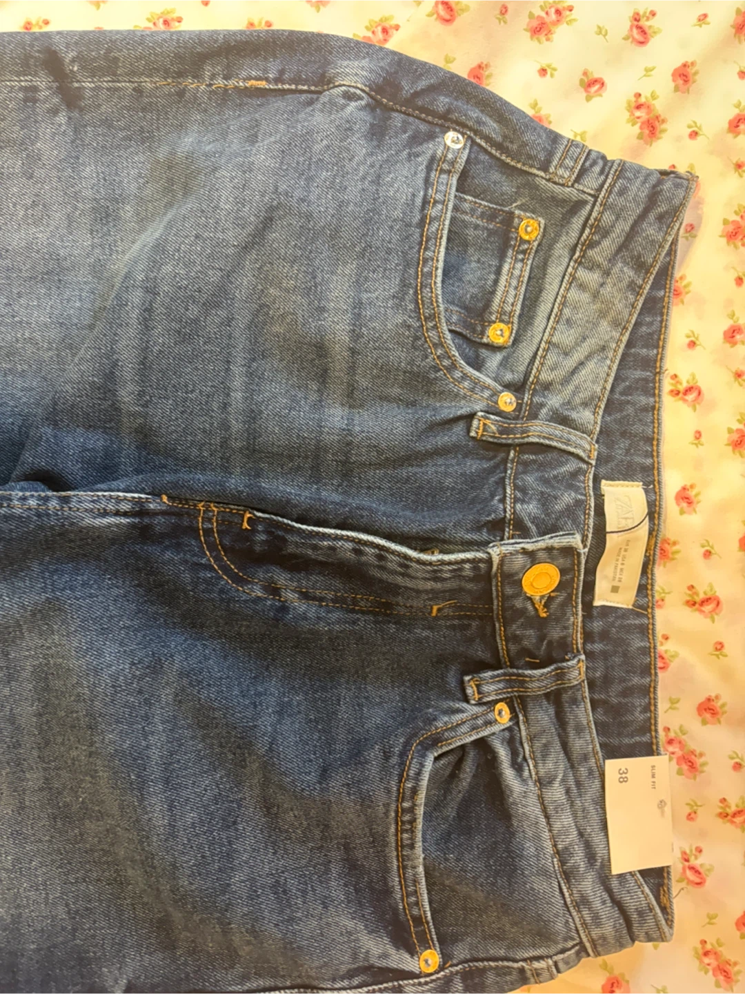 Zara Blue Denim Jeans Size 6 - photo 2