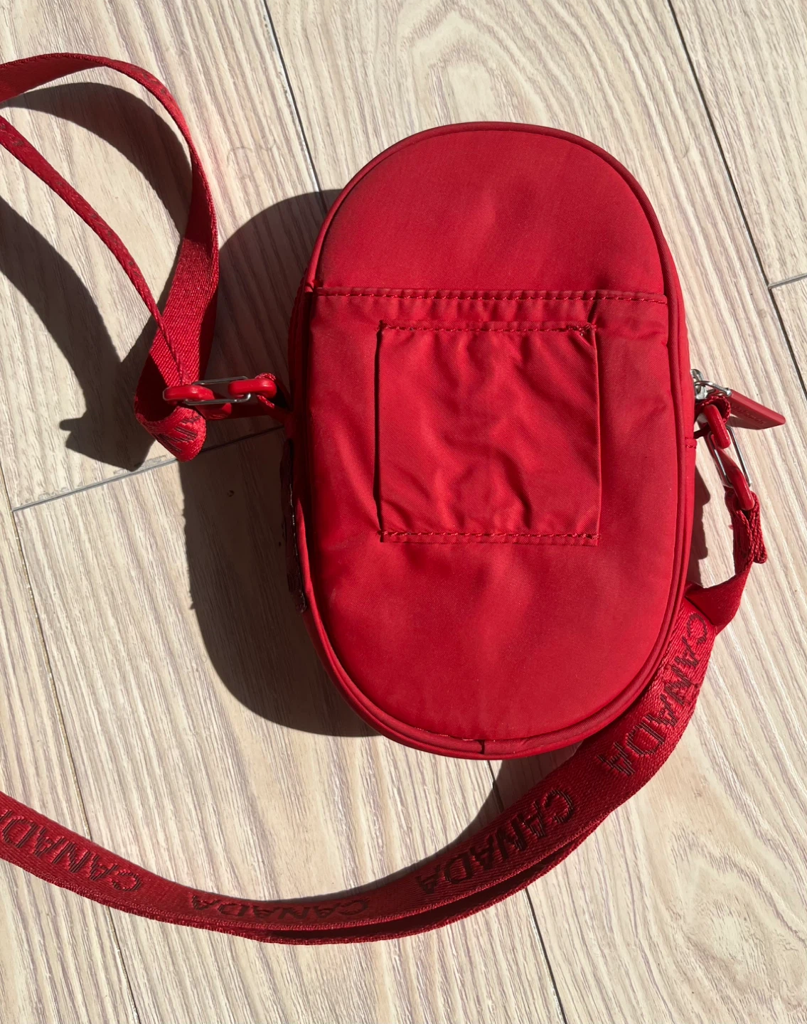 Lululemon Red Maple Leaf Crossbody Bag with Canada Strap - photo 2