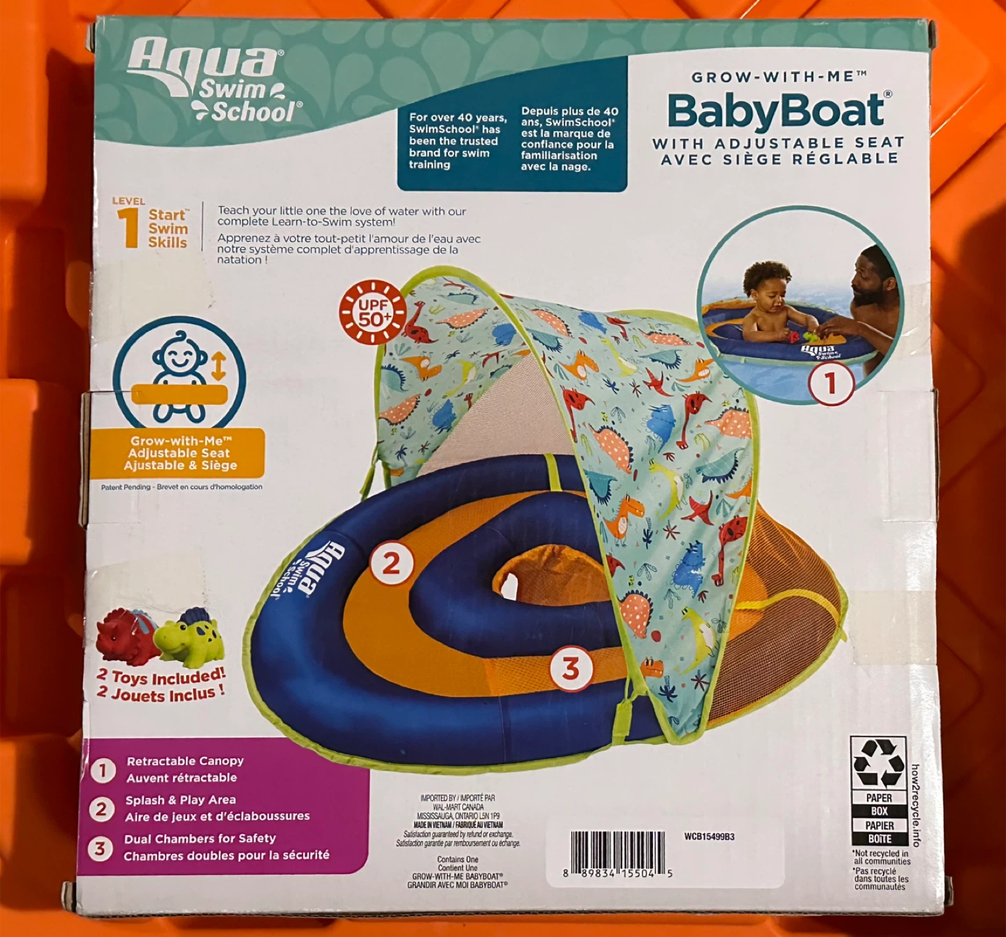 Aqua Swim School Baby Boat with Adjustable Seat - photo 2