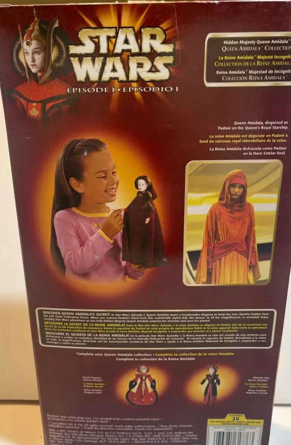Star Wars Episode I Hidden Majesty Queen Amidala Collection Doll - photo 2