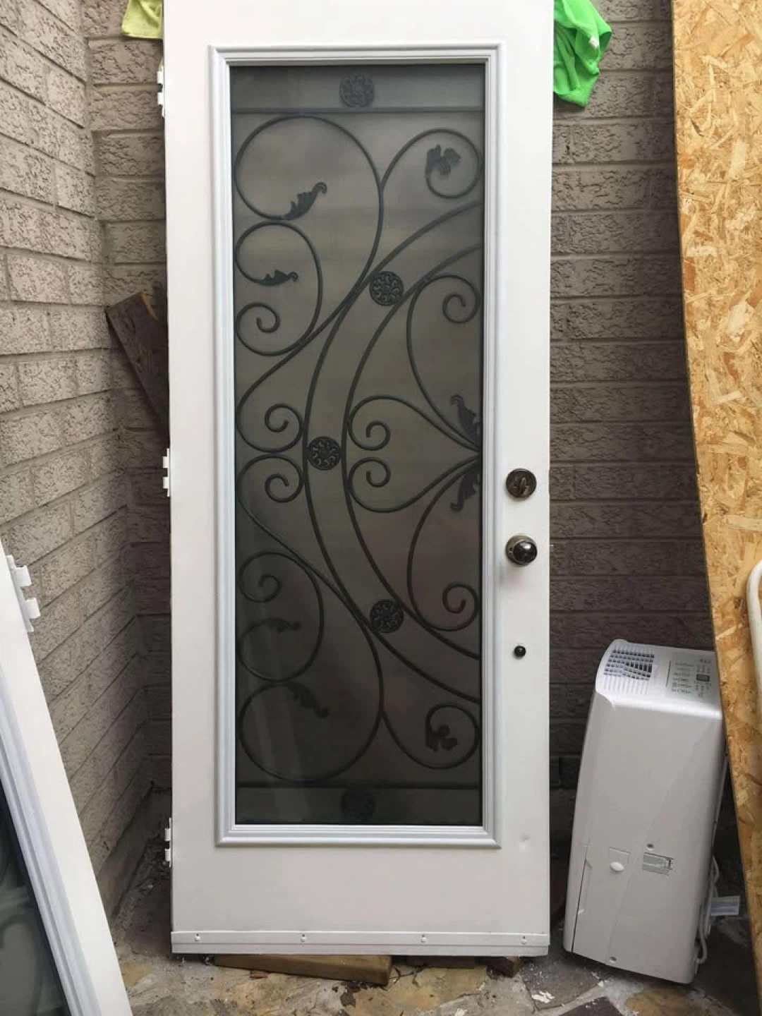 Wrought iron double entry doors - photo 4