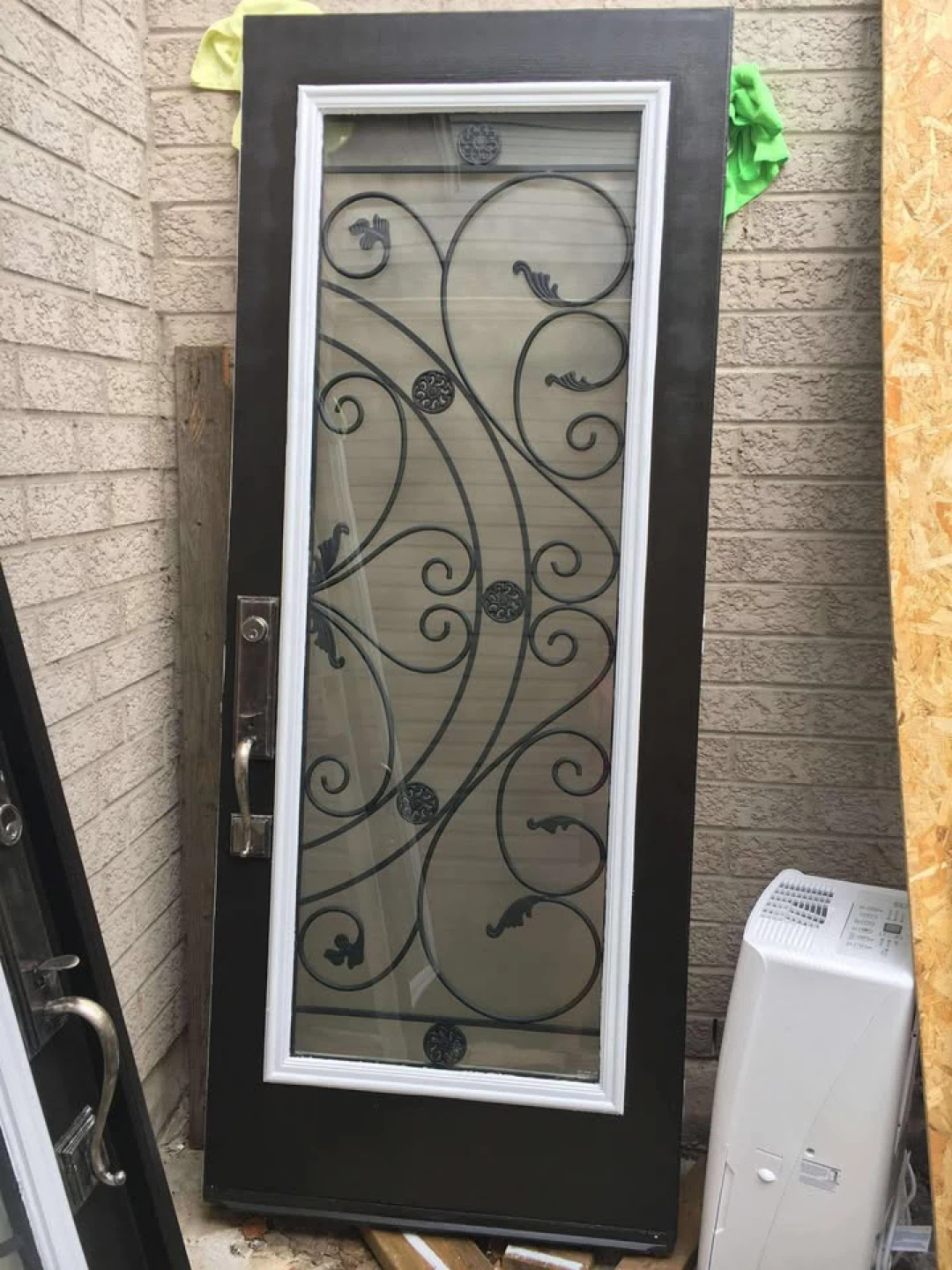 Wrought iron double entry doors - photo 3