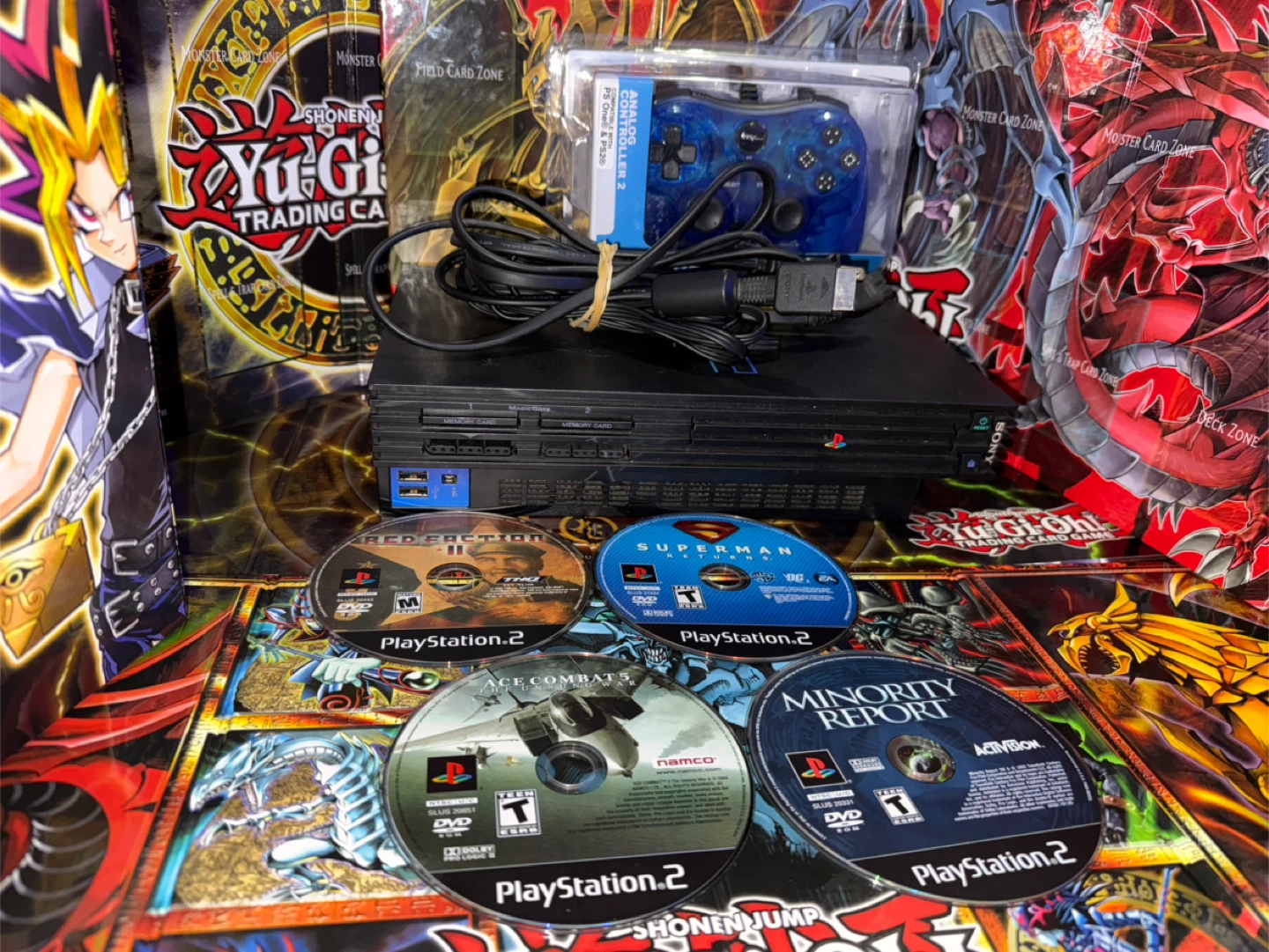Sony PlayStation 2 Console Bundle with Controller and Games