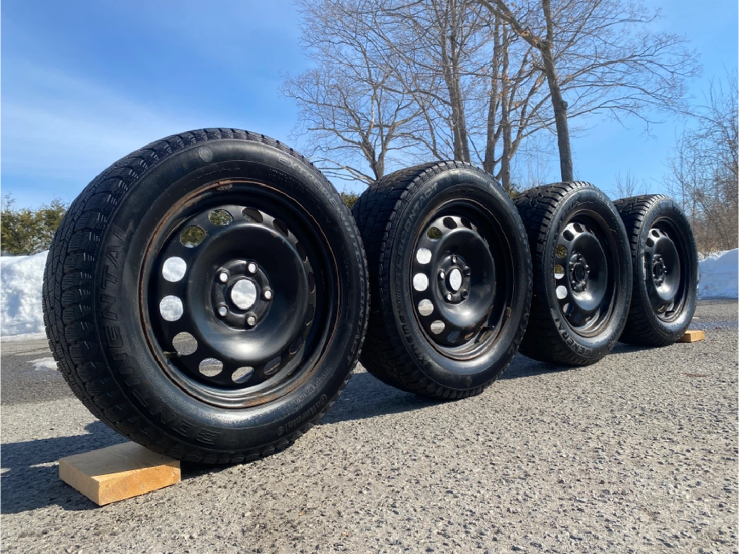 215/60 R16 214/55 R16 Winter Tires on Steel Rims (CAN DELIVER) - photo 3