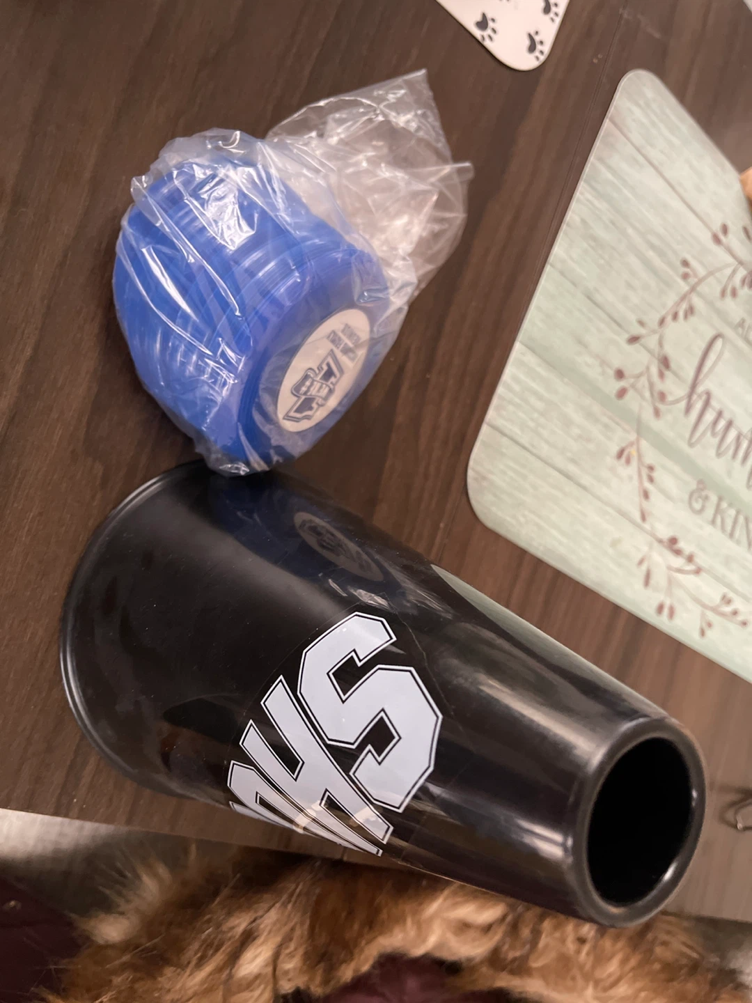 Cheerleader Megaphone and Blue Tape Set