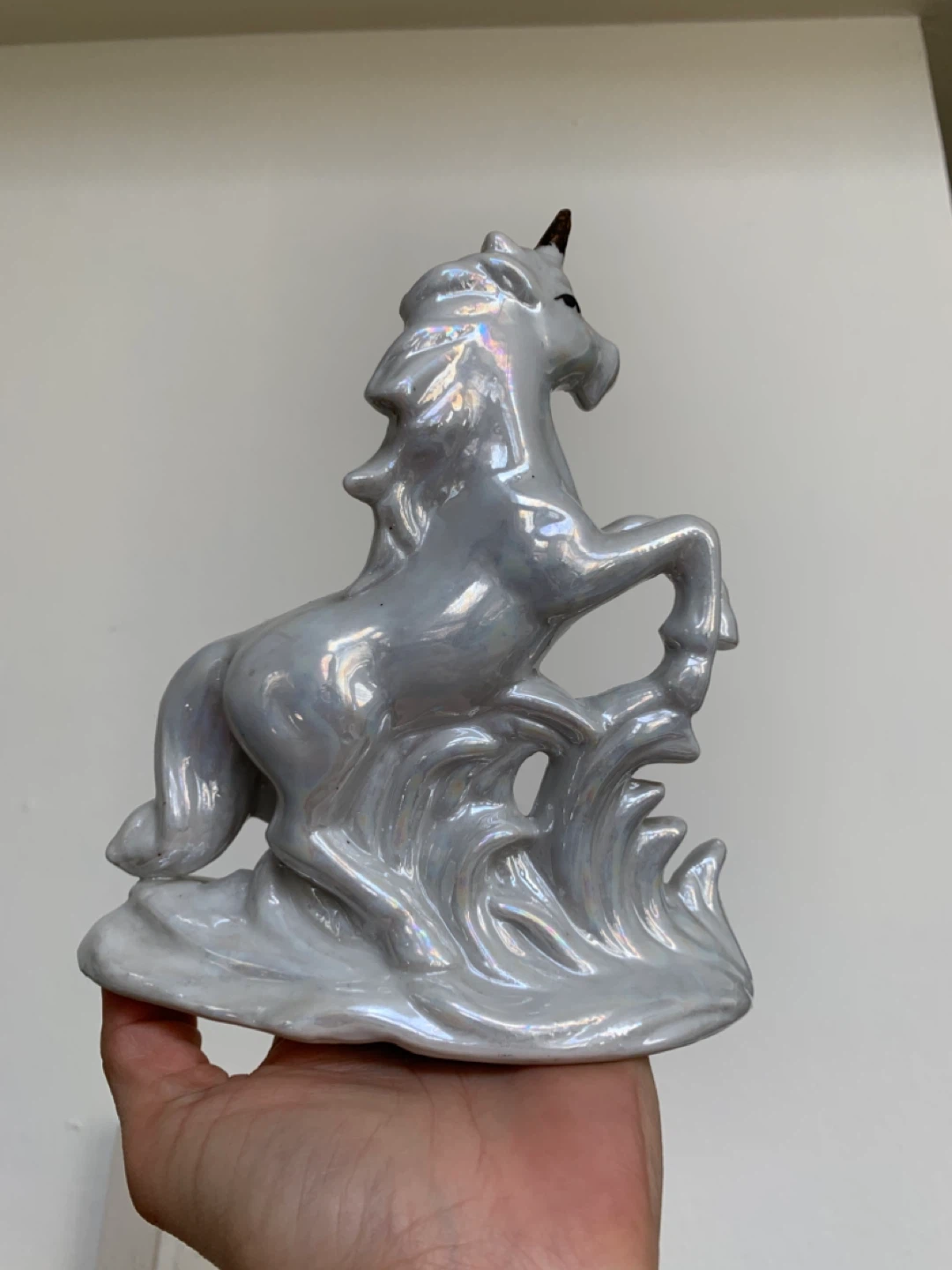 Iridescent Unicorn Ceramic Figurine - photo 3
