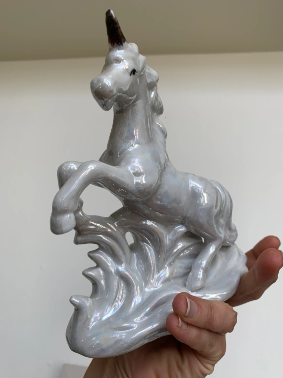Iridescent Unicorn Ceramic Figurine - photo 4