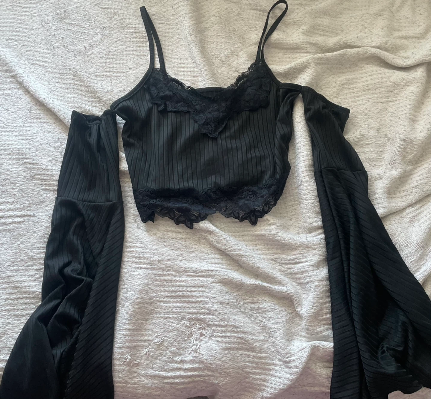 Top with large sleeves