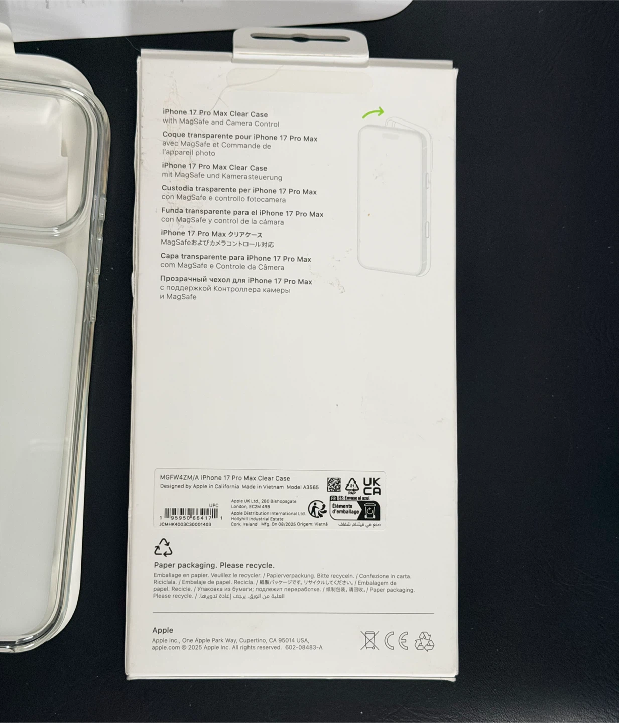 Apple iPhone 17 Pro Max Clear Case - photo 3