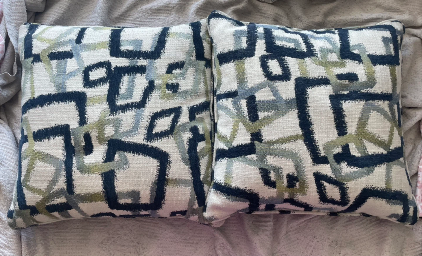 Large throw pillows