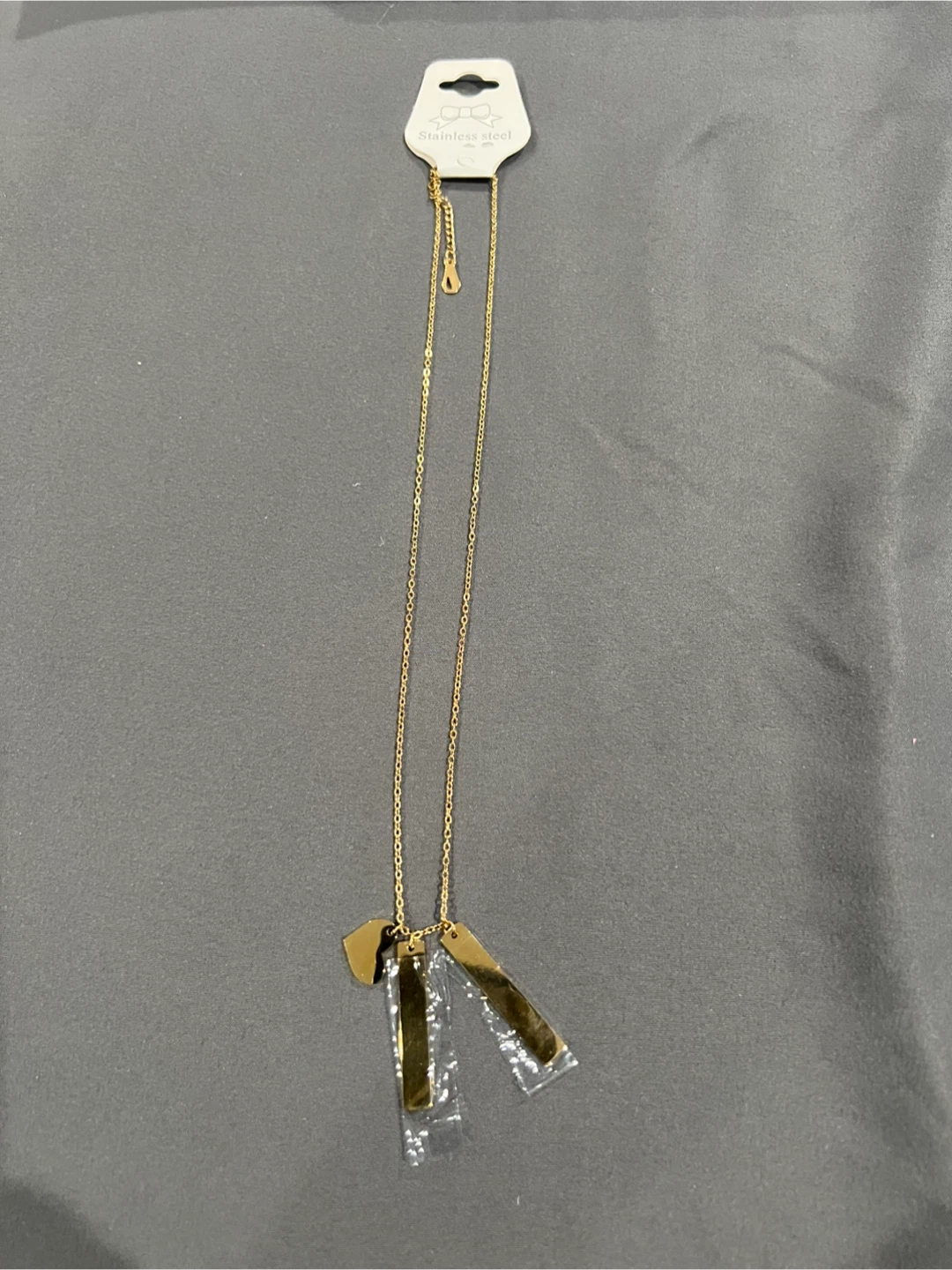 Gold Tone Stainless Steel Necklace - photo 3