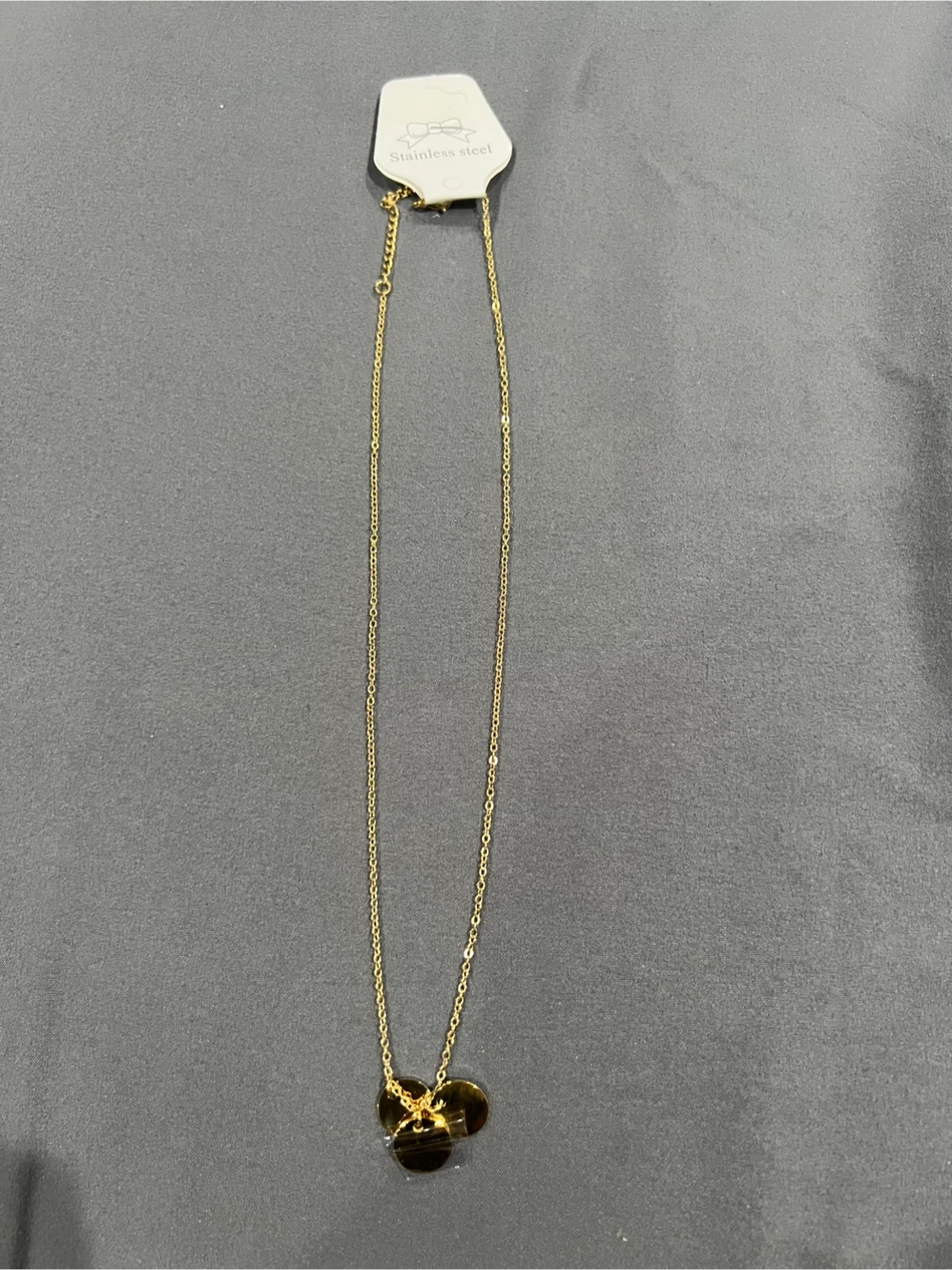 Gold Tone Stainless Steel Necklace - photo 2