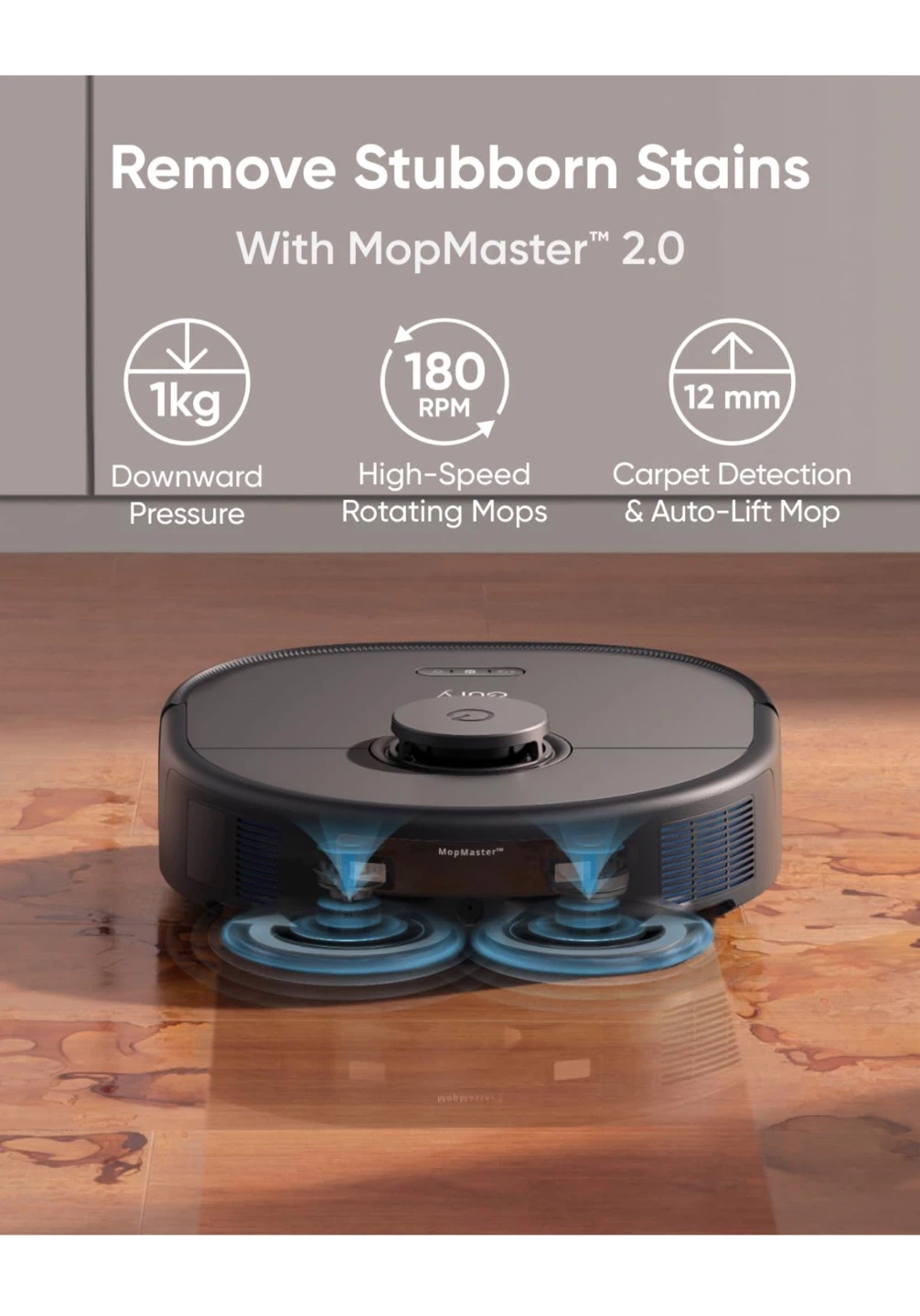 eufy Robot Vacuum and Mop with Self-Emptying Station - photo 3