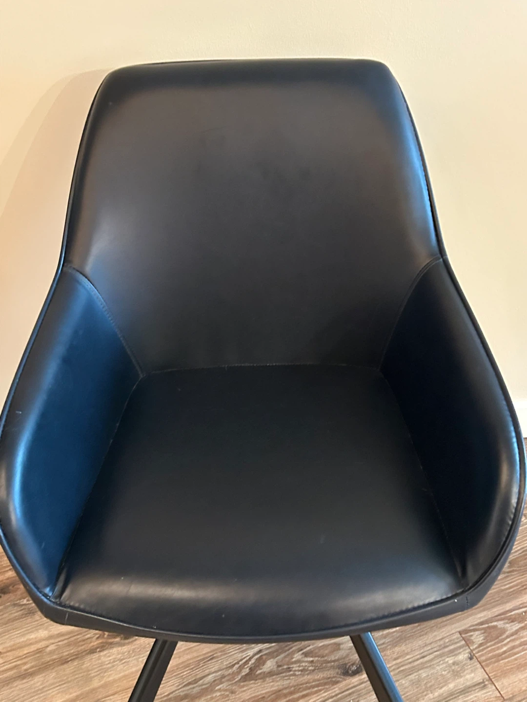 Black Swivel Armchair