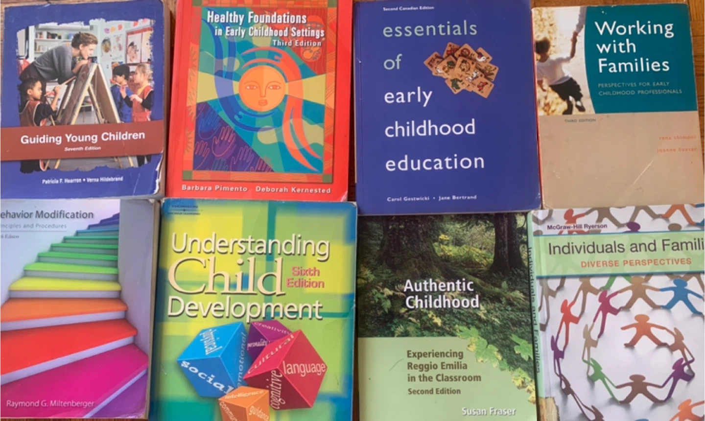 $35 for 6 Early Childhood Education Textbooks $6/