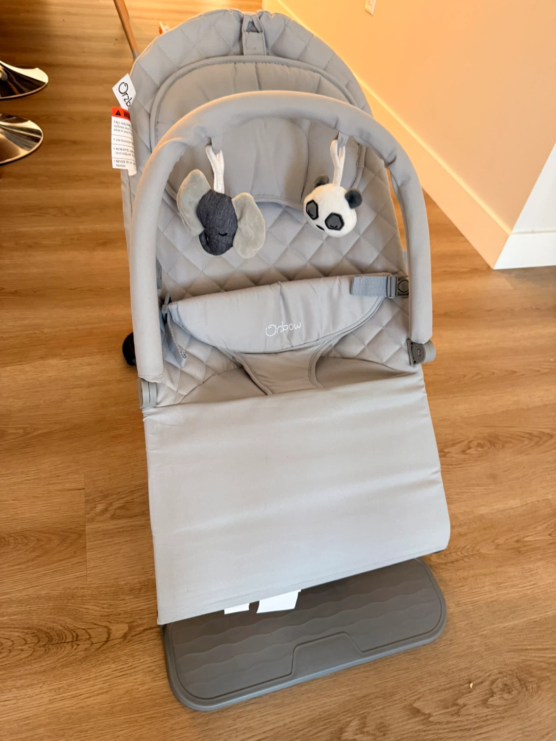 Orzbow Portable Baby Bouncer - Gray
