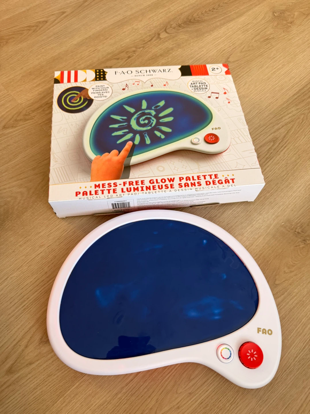 FAO Schwarz Mess-Free Glow Palette Musical LED Art Pad - photo 3