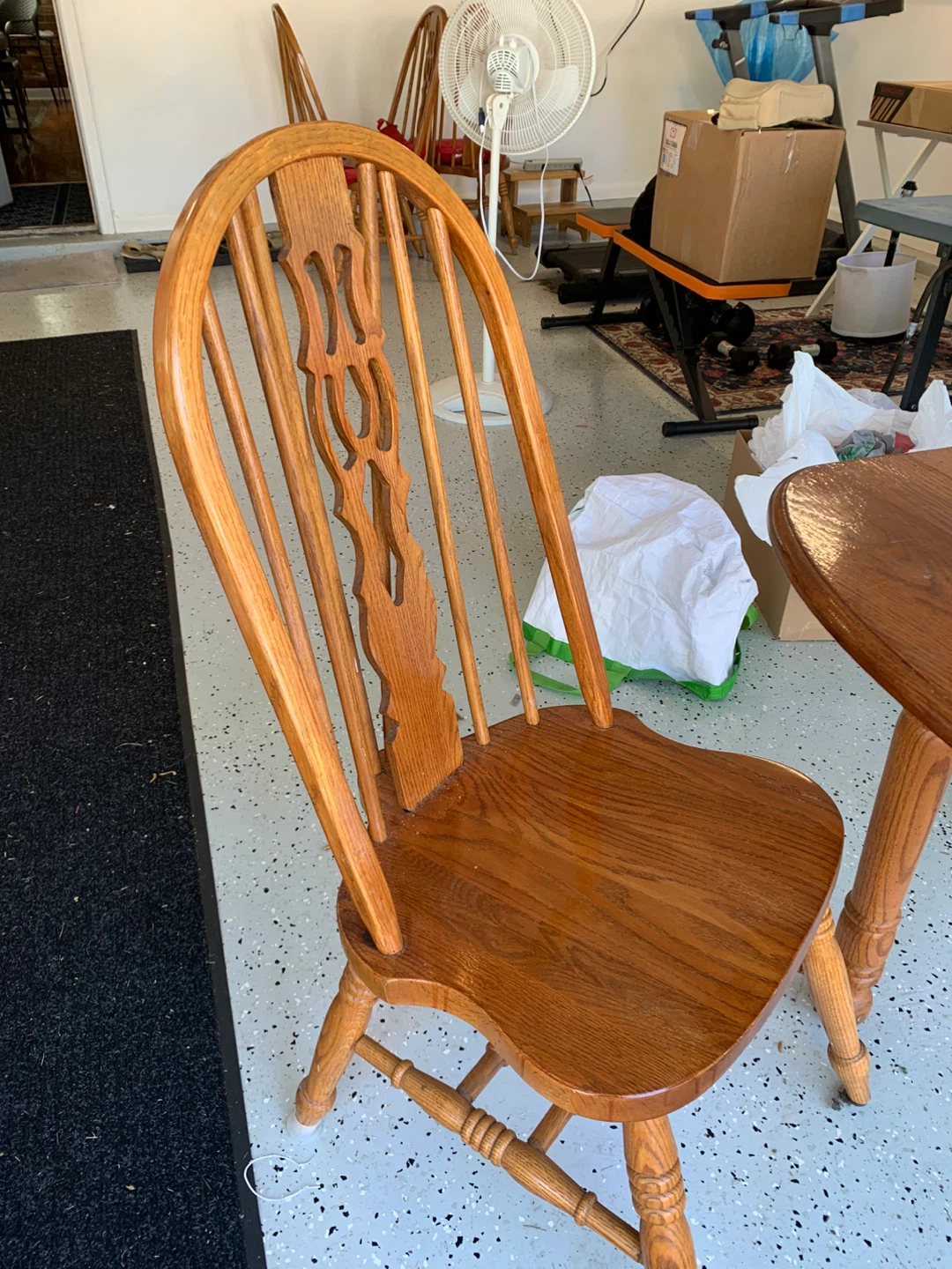 Wooden Dining Table and Chair Set - photo 2