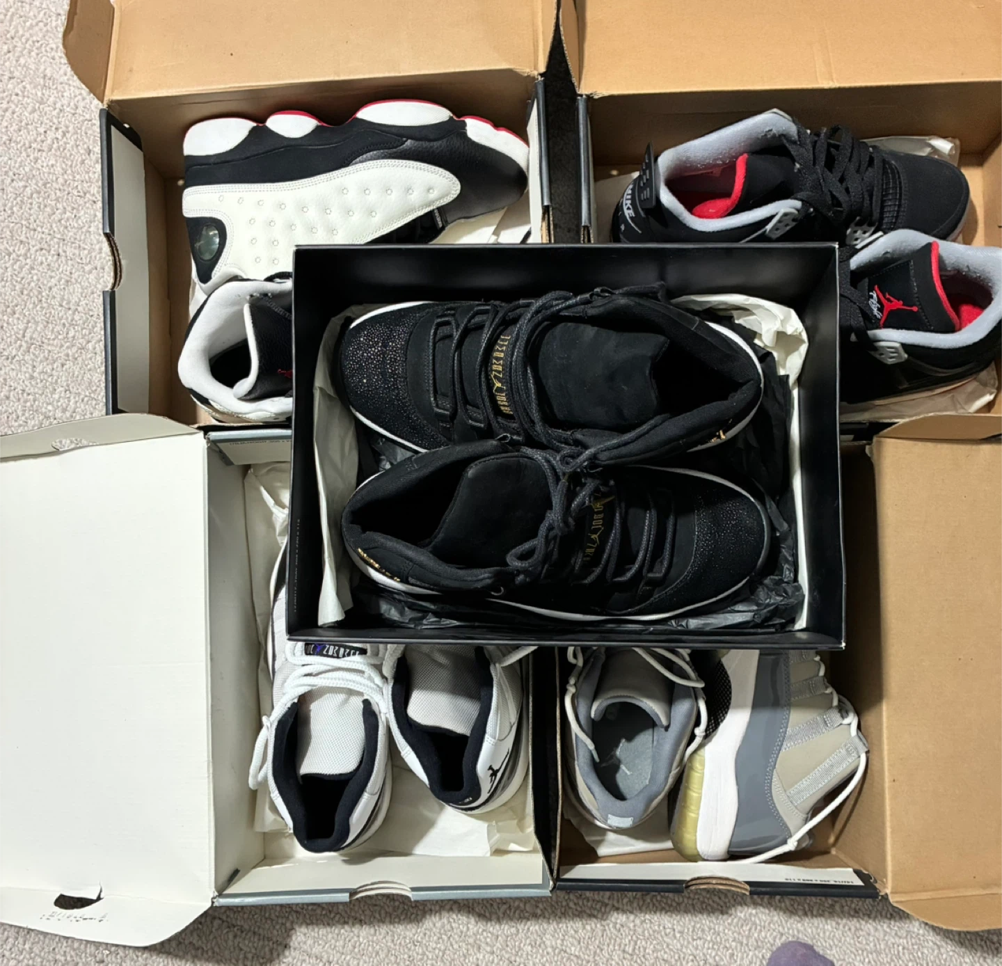 Bundle of Nike Air Jordan Sneakers